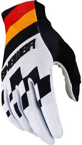 Answer AR2 Korza Guantes de Motocross Negro Blanco Rojo L