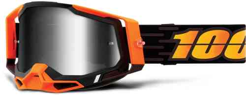 100% Racecraft II Costume 2 Gafas de Motocross Negro Naranja un tamaño