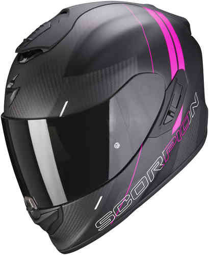 Scorpion EXO-1400 Carbon Air Drik Casco Negro Rosa S