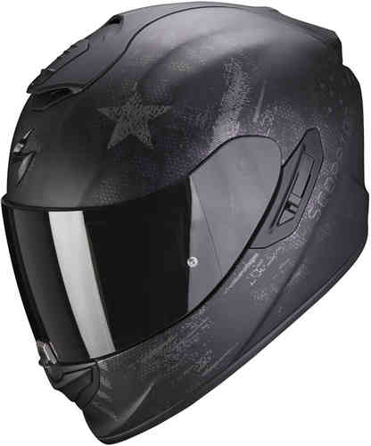 Scorpion EXO-1400 Air Asio Casco Negro Plata M