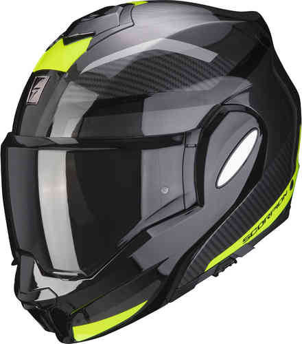 Scorpion EXO-Tech Trap Casco Negro Amarillo XS