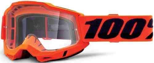 100% Accuri II Gafas de Motocross Naranja un tamaño