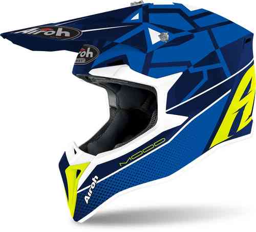 Airoh Wraap Mood Casco de Motocross Azul 2XL