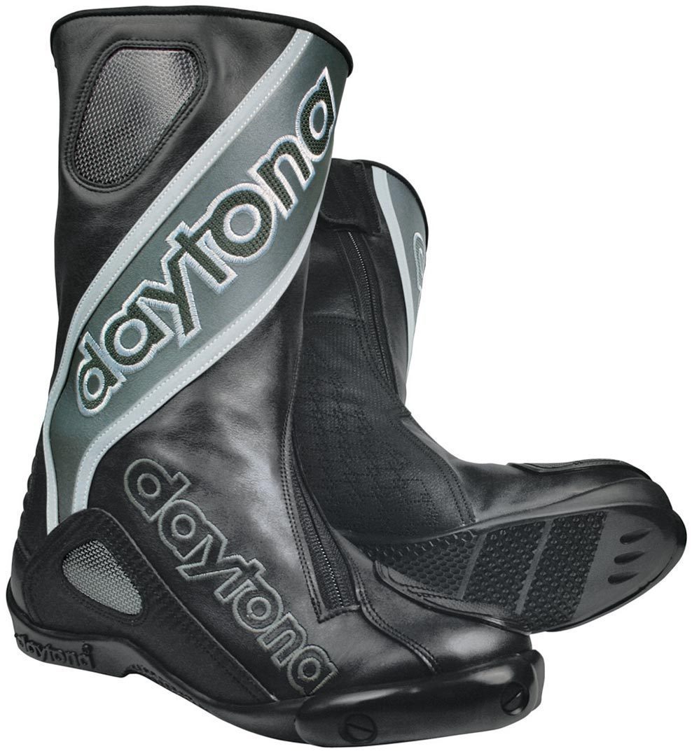 Daytona Evo Sports Bottes de moto Noir Gris 38