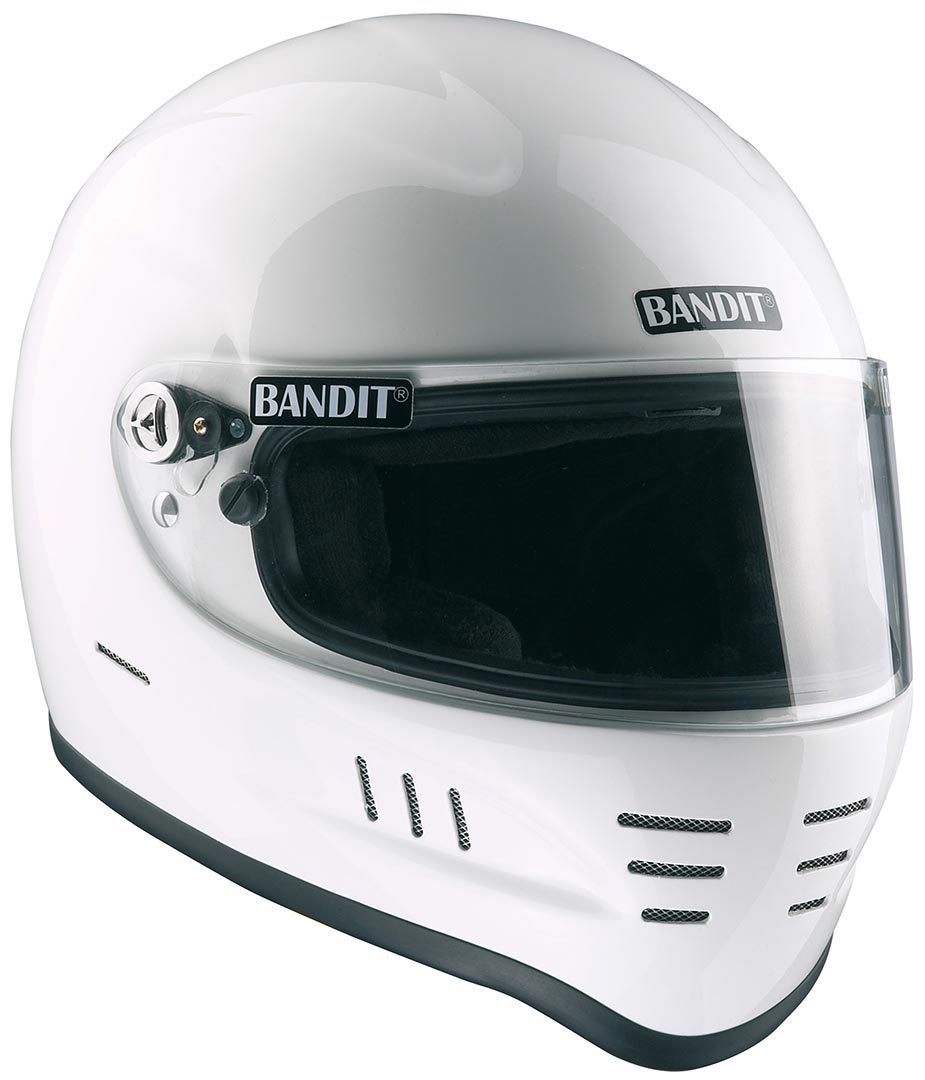 Image of Bandit SA Snell Casco del motociclo, bianco, dimensione XS