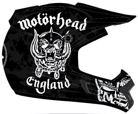 Rockhard Motörhead Motocross kypärä