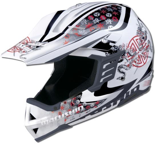 Marushin XMR Carver Keikan Casco nero bianco