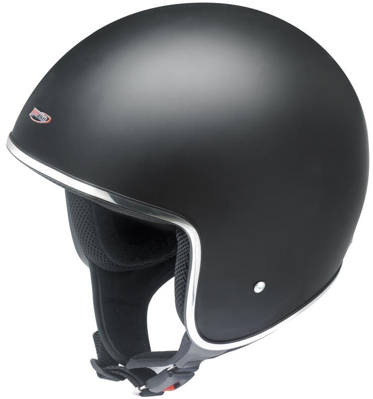 RB 660 Casco jet nero opaco