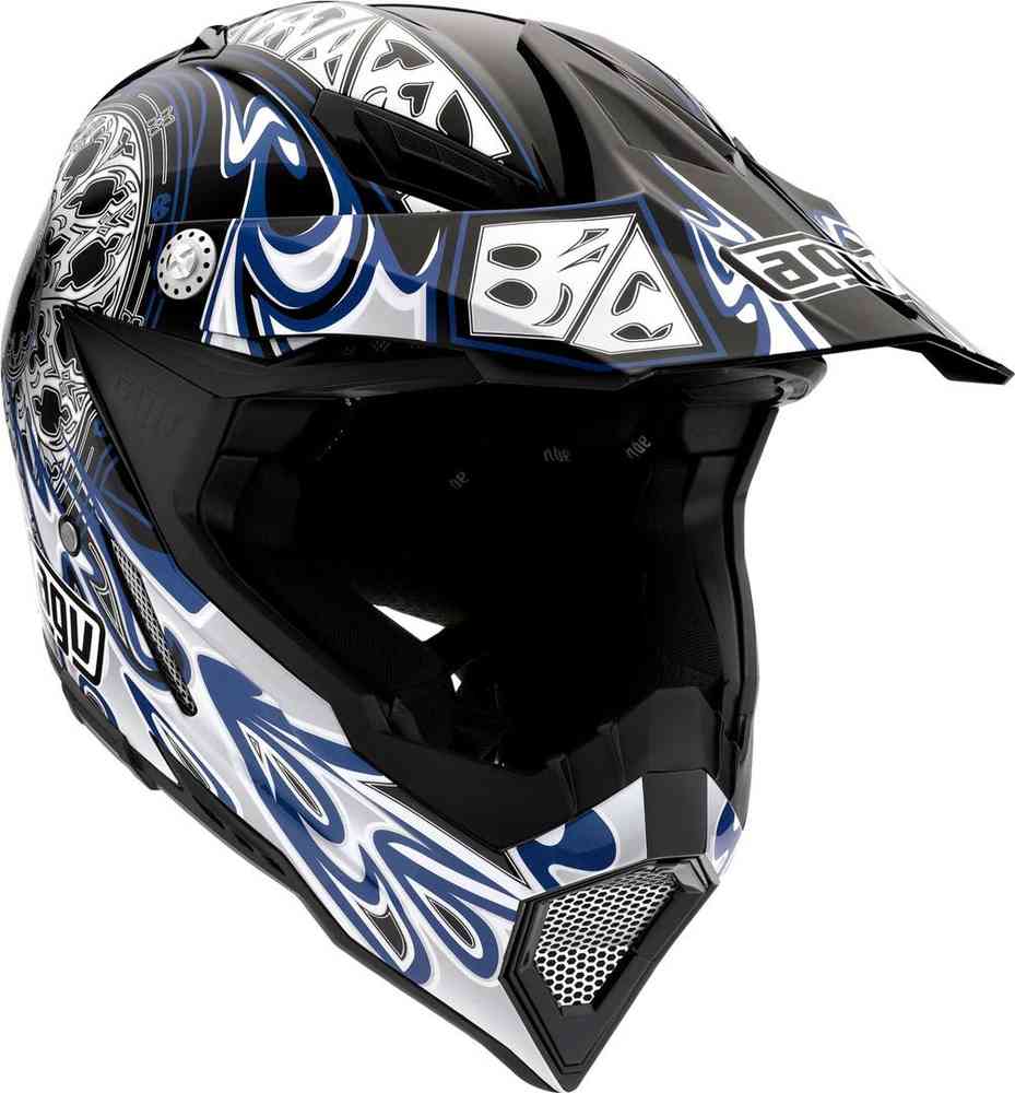 Agv Ax 8 5 Gothic Flame Motocross Helmet Buy Cheap Fc Moto