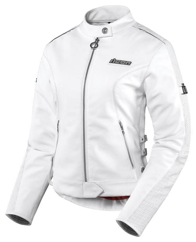 Icon Hella Veste de moto en cuir de dames