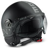 {PreviewImageFor} MOMO FGTR Classic Jet Helmet Black Matt/Silver Casco jet negro mate / plata