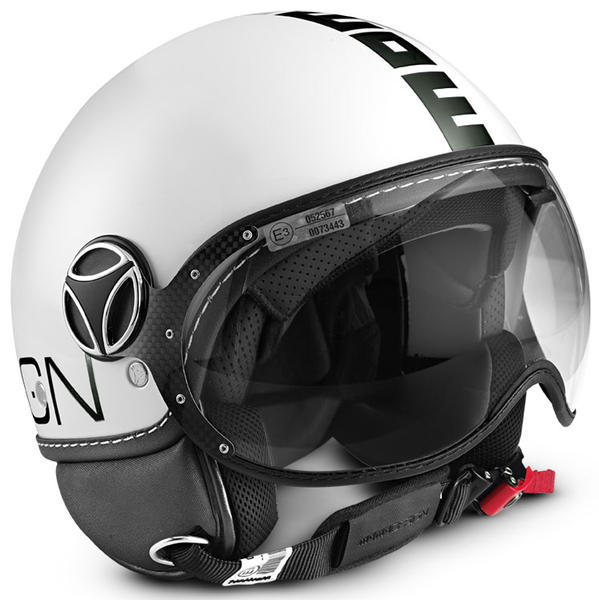 MOMO FGTR Classic Casque jet blanc/noir