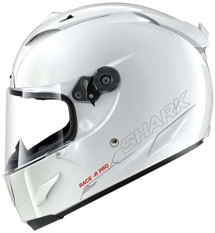 Shark Race-R Pro Blank Helmet, white, Size XS, white, Size XS