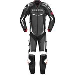 Spidi Track Wind Pro Traje de cuero de motocicleta de una sola pieza