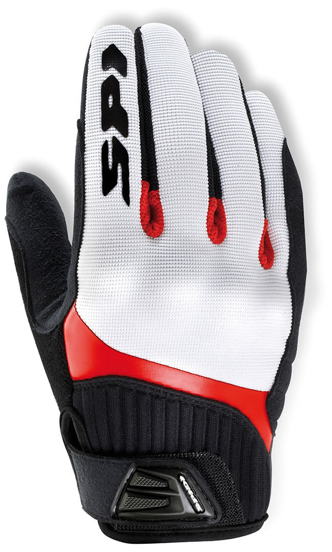 Spidi G-Flash Gloves, white-red, Size 2XL, white-red, Size 2XL
