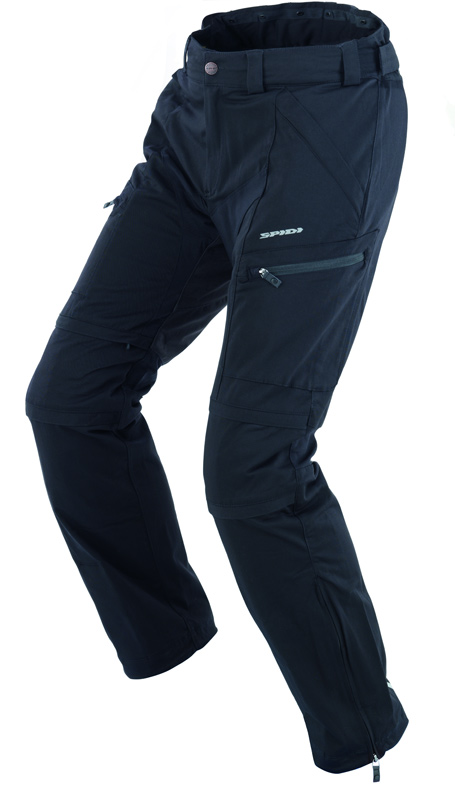 Spidi Hi-Fit Motorcycle Textile Pants, black, Size 42, black, Size 42
