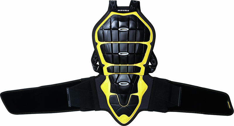 Spidi Warrior Back Protector, yellow, Size M, yellow, Size M