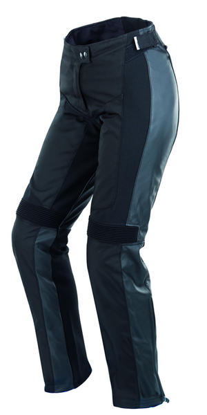 Spidi Teker Ladies Motorcycle Leather Pants, black, Size 40 for Women, black, Size 40 for Women