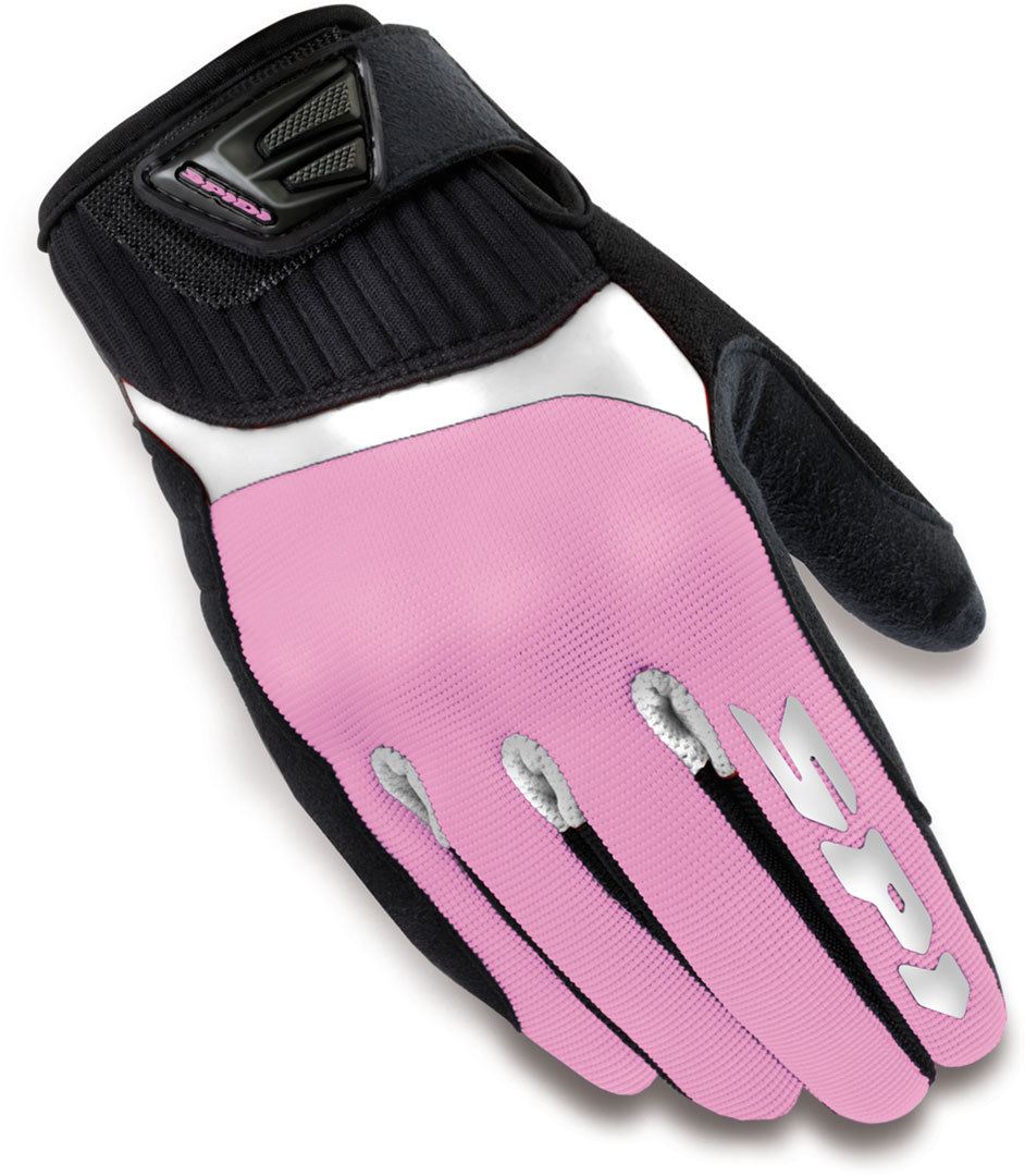Spidi G-Flash Ladies Gloves, black-purple, Size XL for Women, black-purple, Size XL for Women
