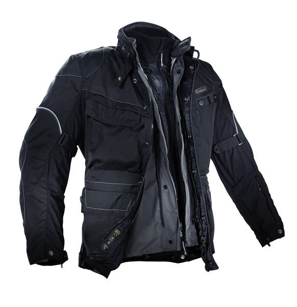 Spidi Ergo 05 Motorcycle Textile Jacket, black, Size 2XL, black, Size 2XL