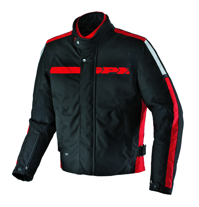 Spidi Symbol Motorcycle Textile Jacket, black-red, Size 2XL, black-red, Size 2XL