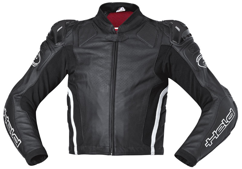 Held Safer Motorcycle Leather Jacket, black, Size 48, black, Size 48