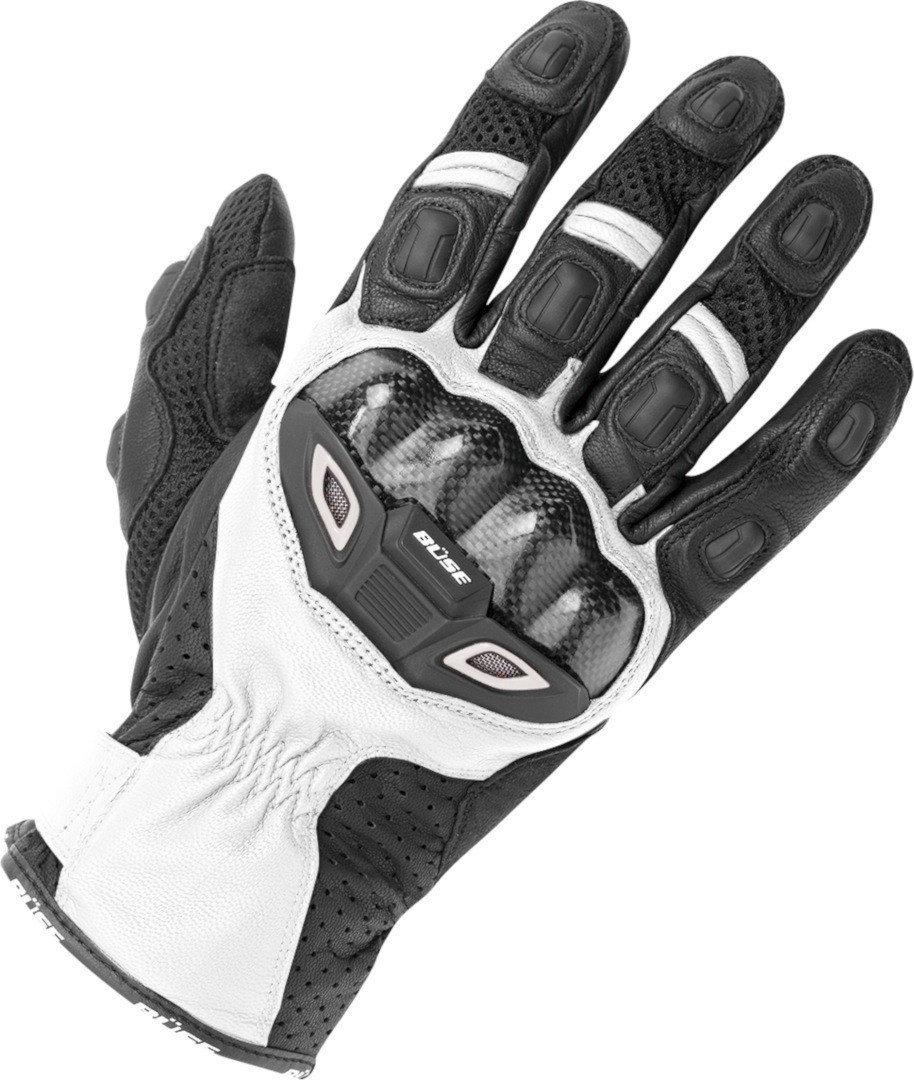 Büse Airway Sport Motorcycle Gloves, white, Size L, white, Size L