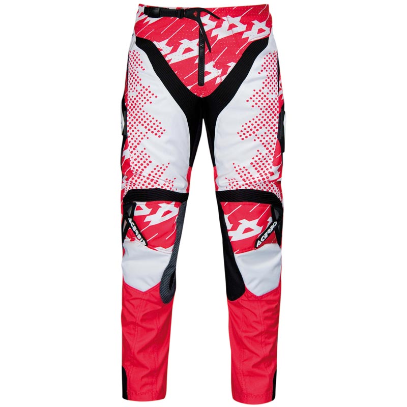 Image of Acerbis Impact Pantaloni Motocross, rosso, dimensione 28