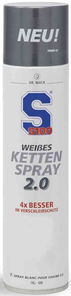 S100 White Spray de cadena 400 ml