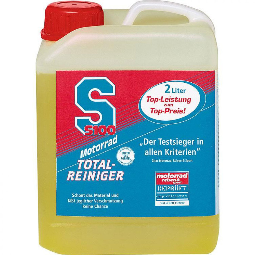 S100 Moto Moto Total Cleaner 2 litros de recipiente plástico