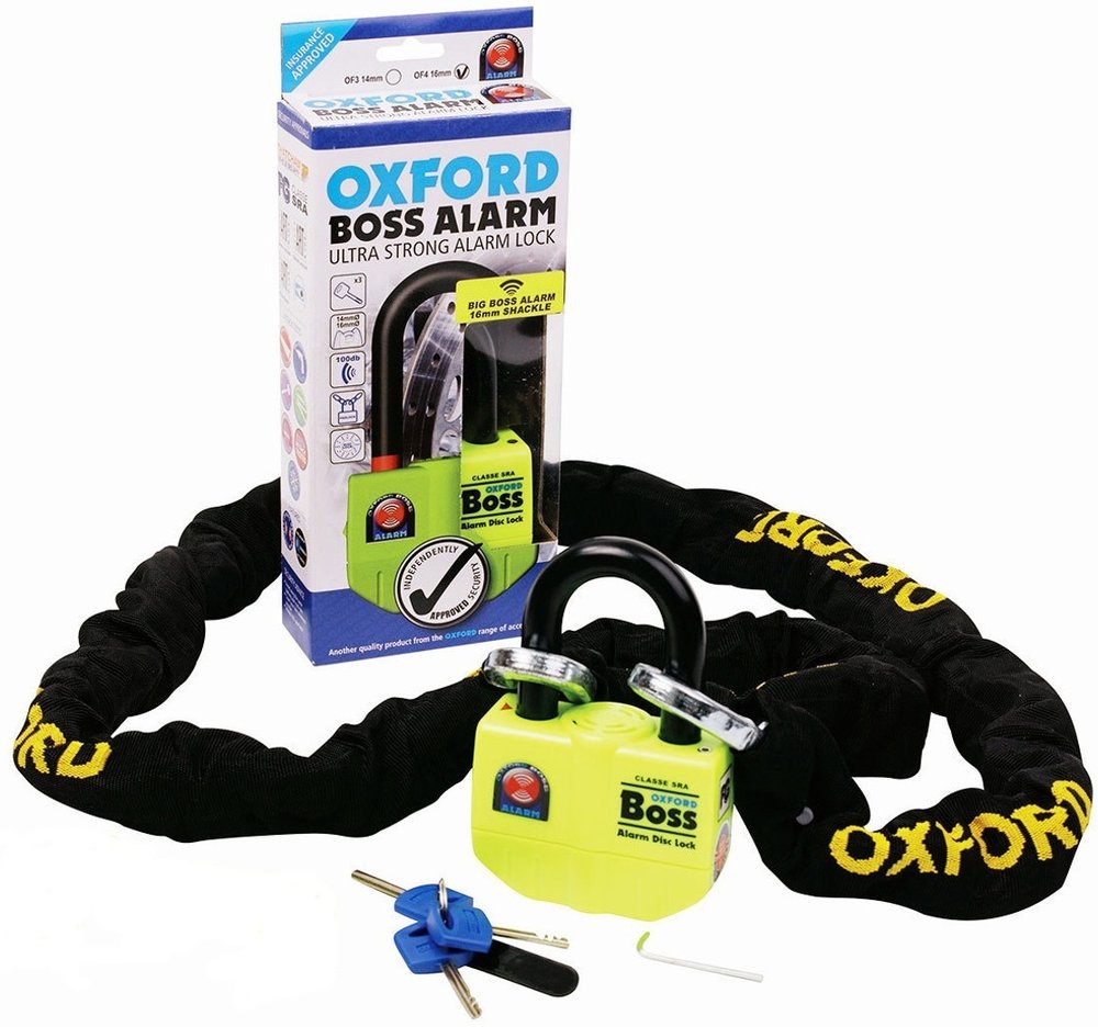 oxford chain combination bike lock