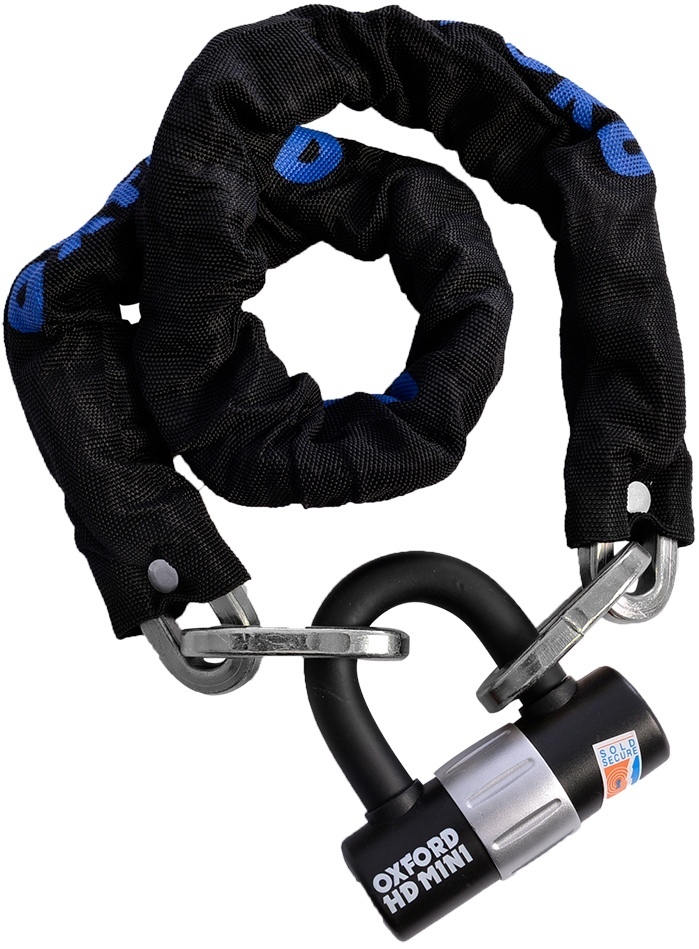 Oxford HD Verrouillage de chaîne, noir, taille 200 cm pour Hommes