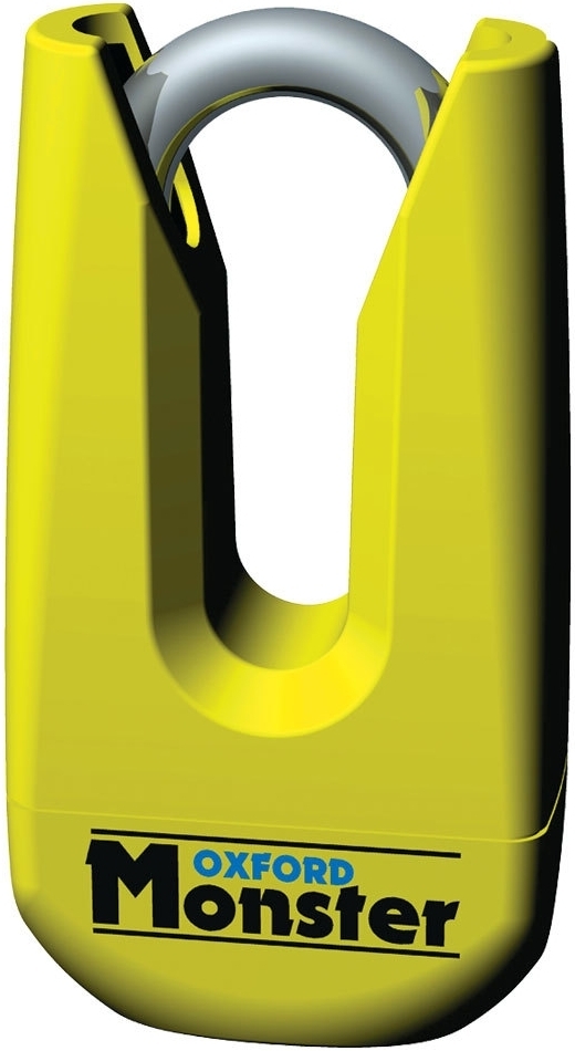Oxford Monster Disc Lock, yellow, yellow