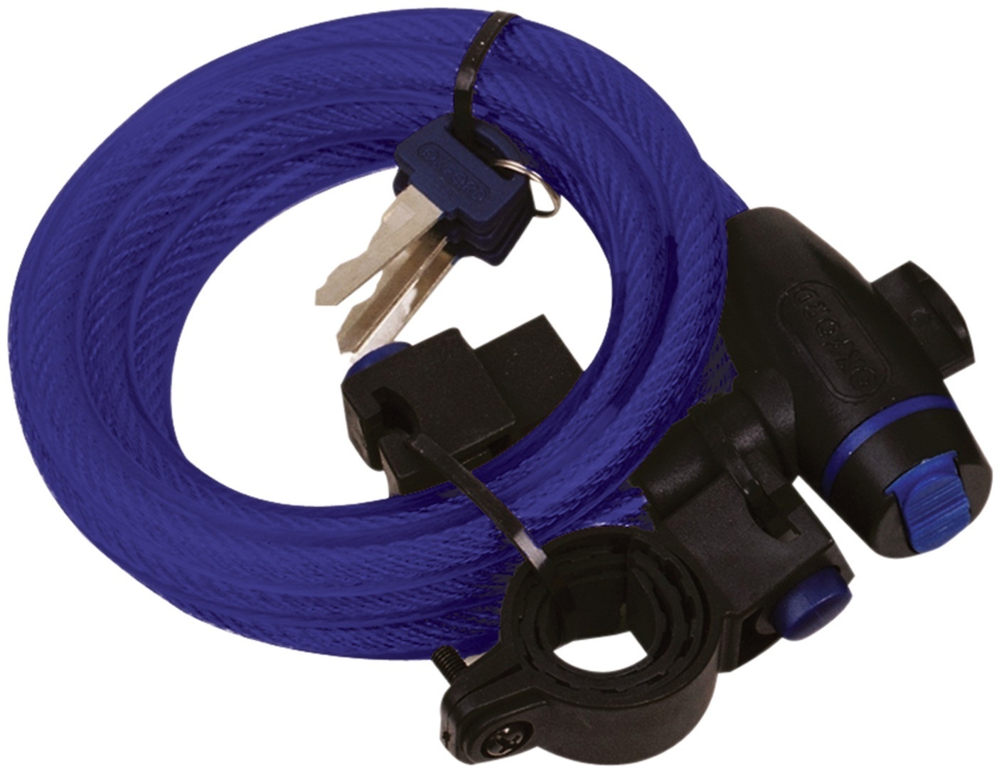 Oxford Cable Lock, blue, blue, Size One Size