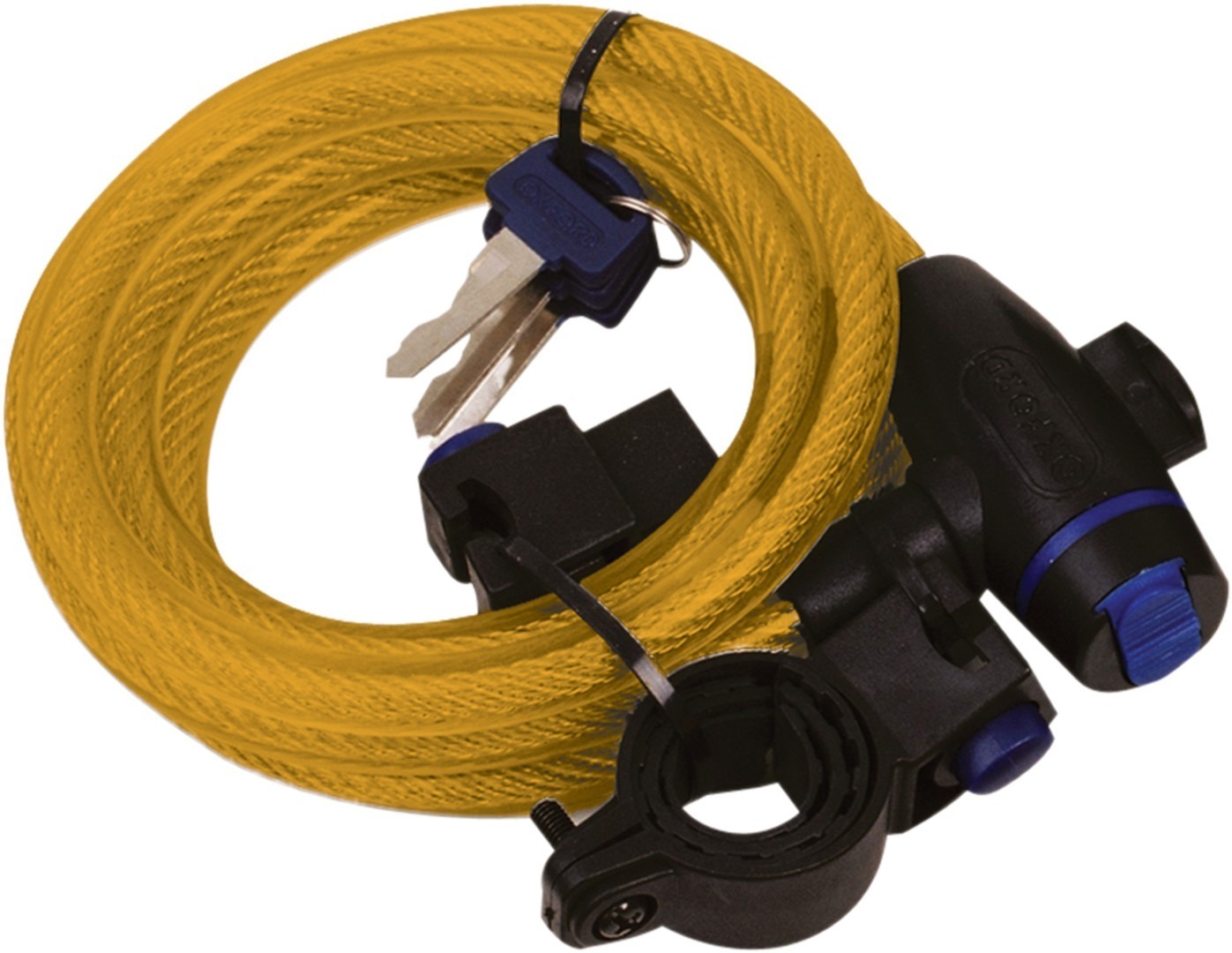 Oxford Cable Lock, gold, gold, Size One Size