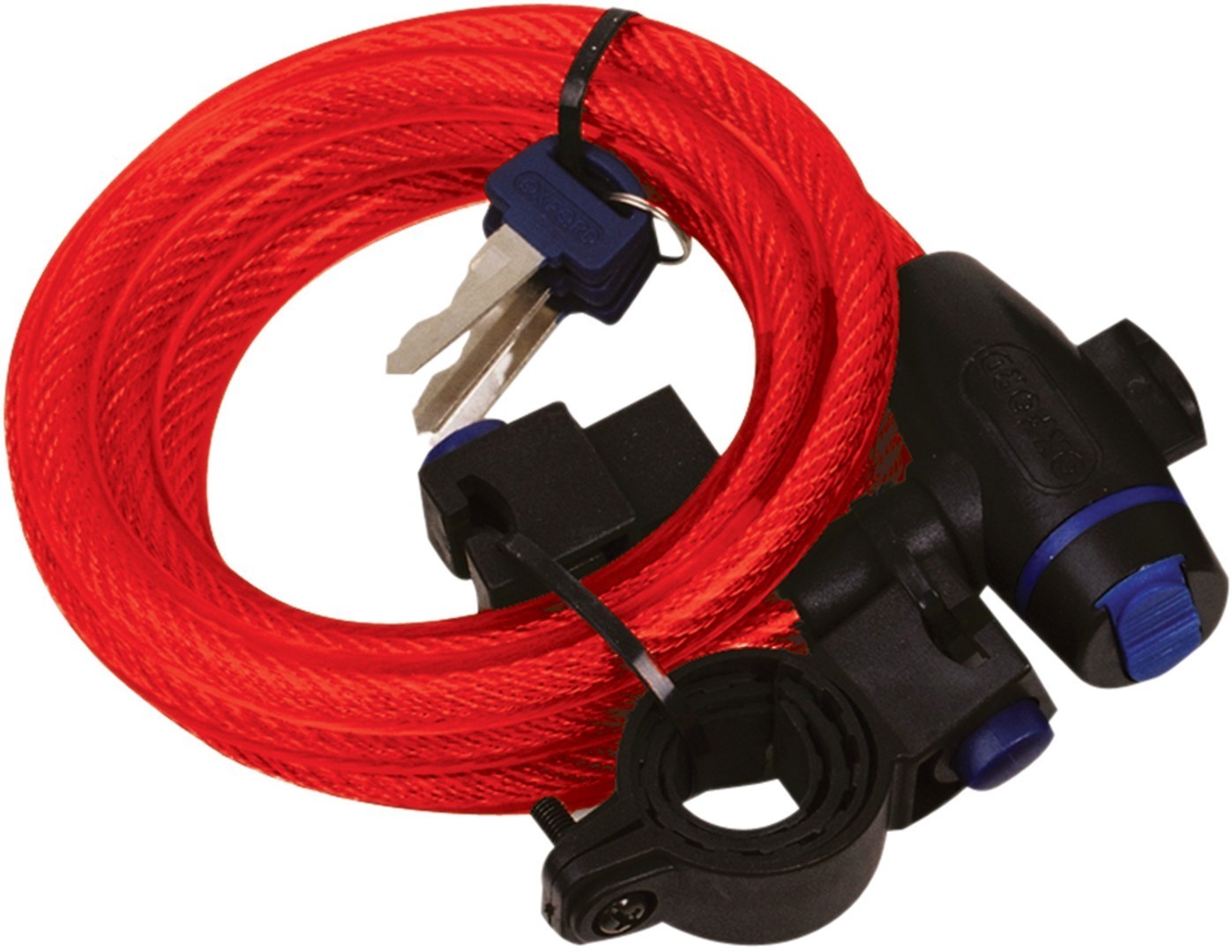 Oxford Cable Lock, red, red, Size One Size