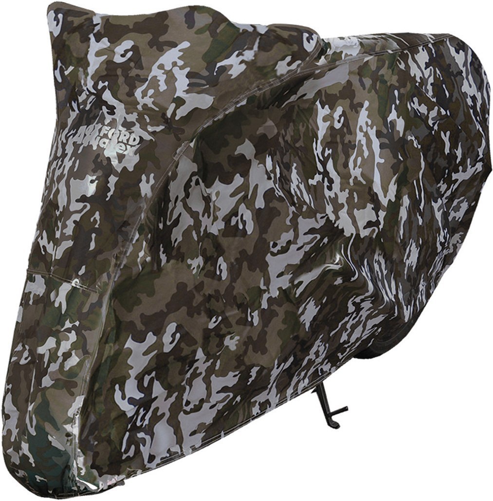 Oxford Aquatex Camo Motorrad Abdeckplane, schwarz, Größe M, schwarz, Größe M