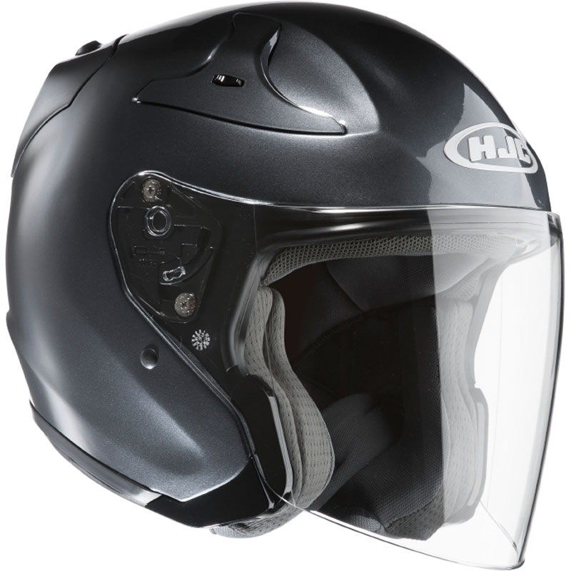 HJC R-PHA Jet hjelm, sort-grå, størrelse XS