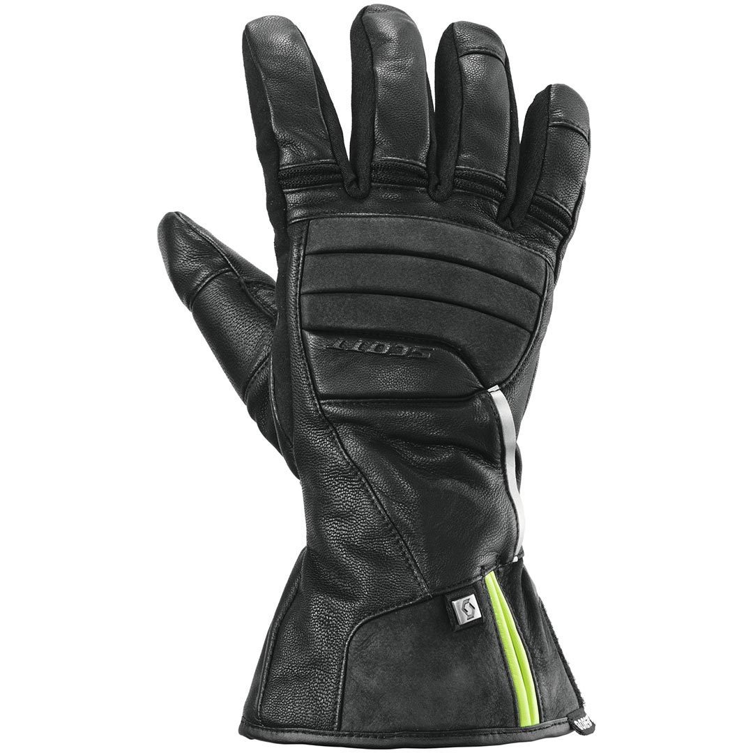 Scott Distinct 2 GT Gore-Tex Motorcycle Gloves, black-yellow, Size S, black-yellow, Size S