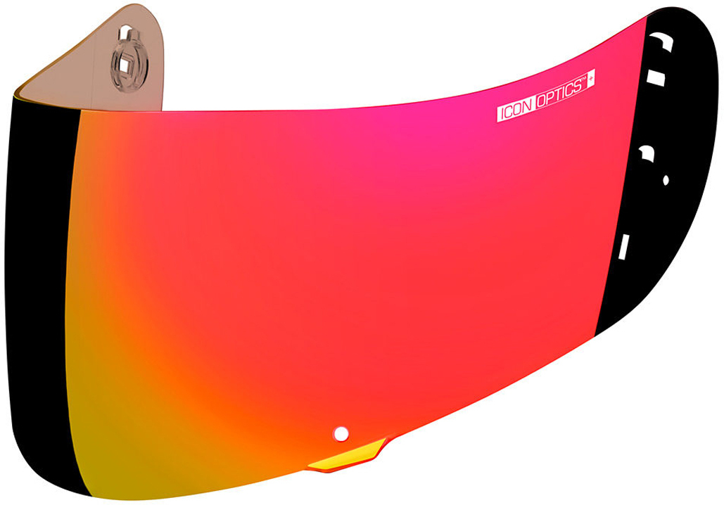Icon Optics Visor, red, red