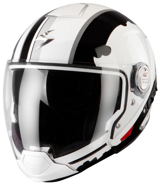 Scorpion Exo 300 Air Gunner Helmet, black-white, Size XS, black-white, Size XS