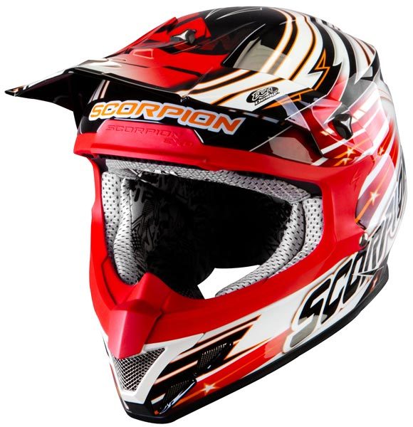 Scorpion VX-20 Air Star Trooper Casque de Cross