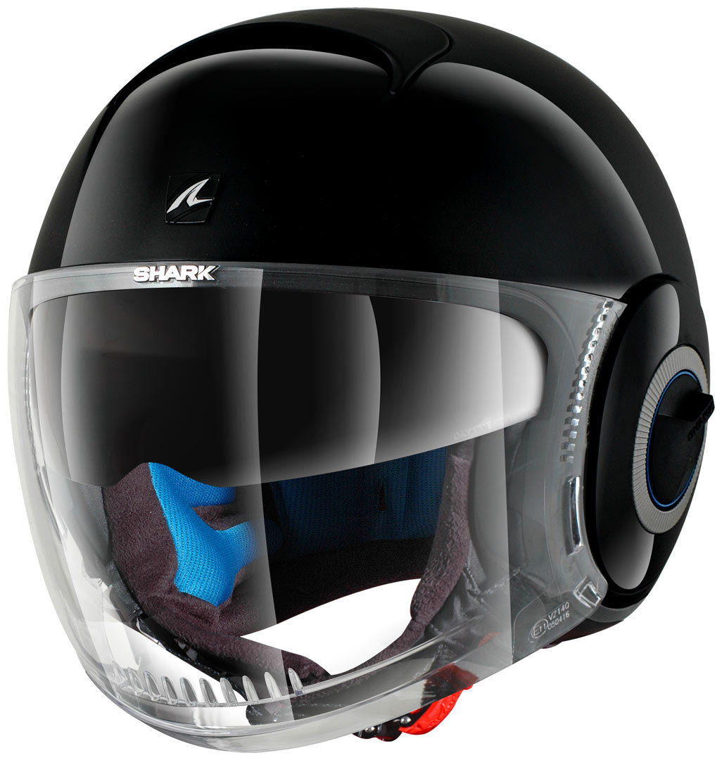 Image of Shark Nano Casco a getto, nero, dimensione XS