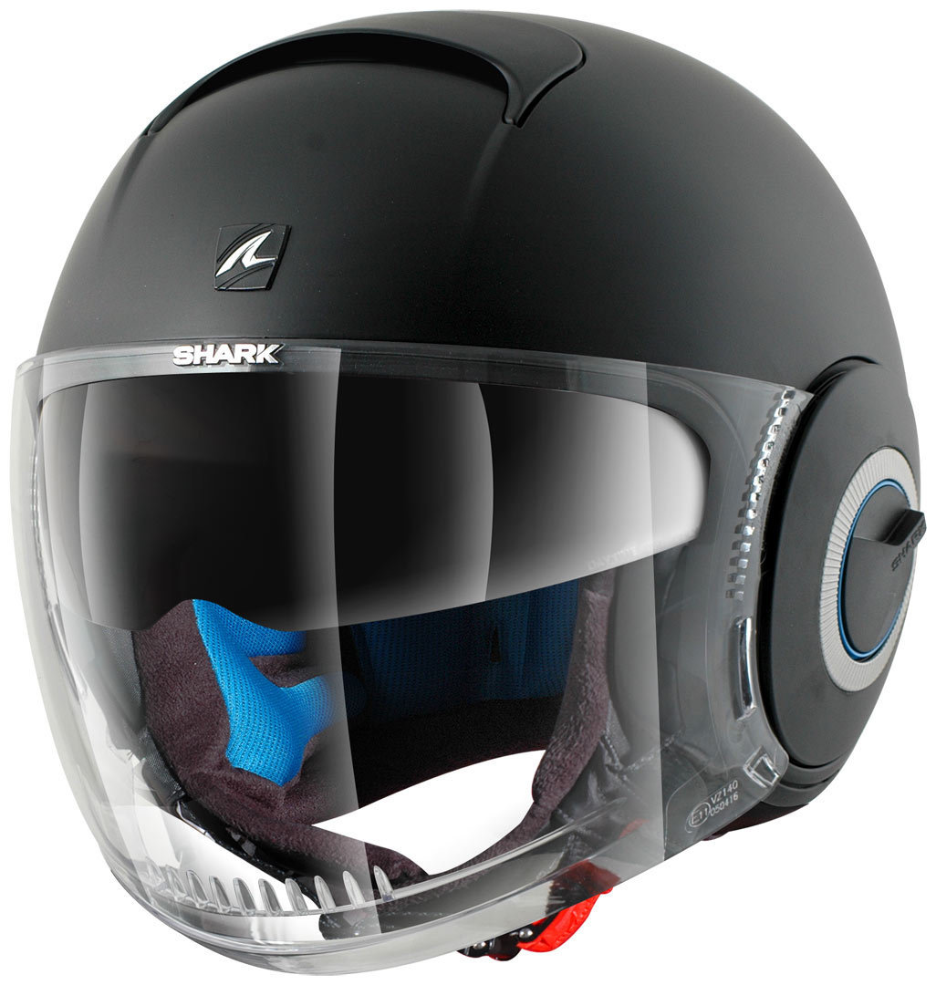 Shark Nano Jet Helmet, black, Size XS, black, Size XS
