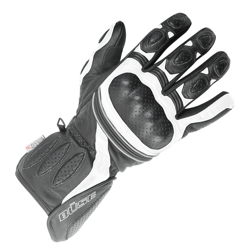 Büse Pitlane Gloves, black-white, Size M, black-white, Size M