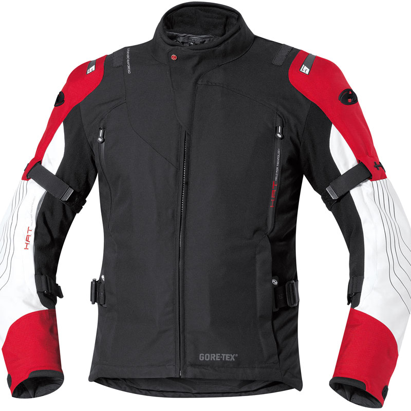 Held Montero Motorcycle Textile Jacket, black-red, Size S, black-red, Size S