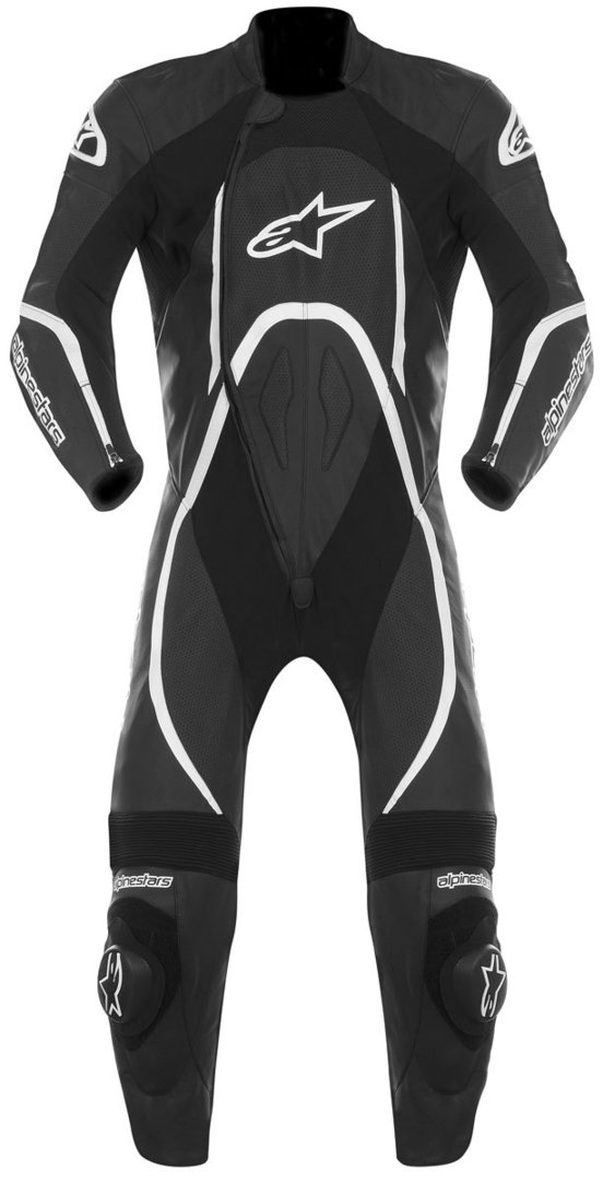 Alpinestars Orbiter Цельный кожаный костюм Черный/Белый 54 