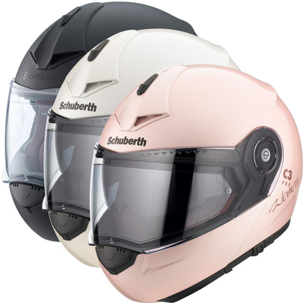 Schuberth c3 pro women's helmet pink top