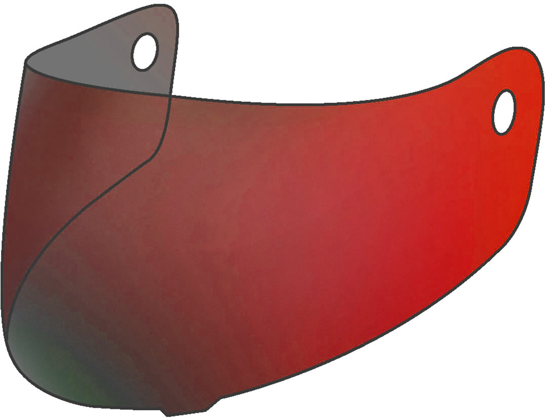 Hjc Men's Red Hj-09 Visor, For