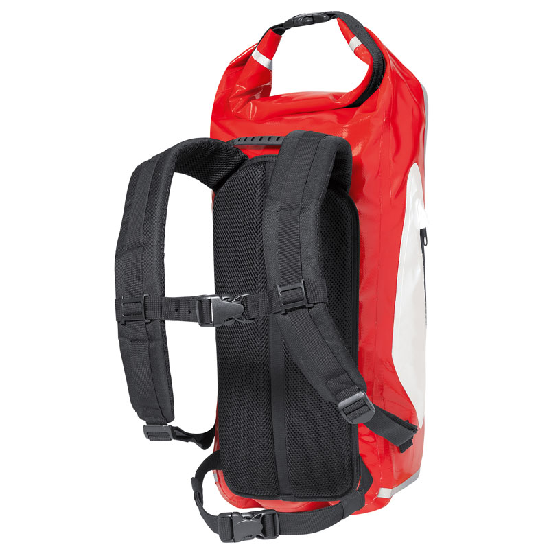 Side view of Held Zaino Backpack, black-yellow for Men